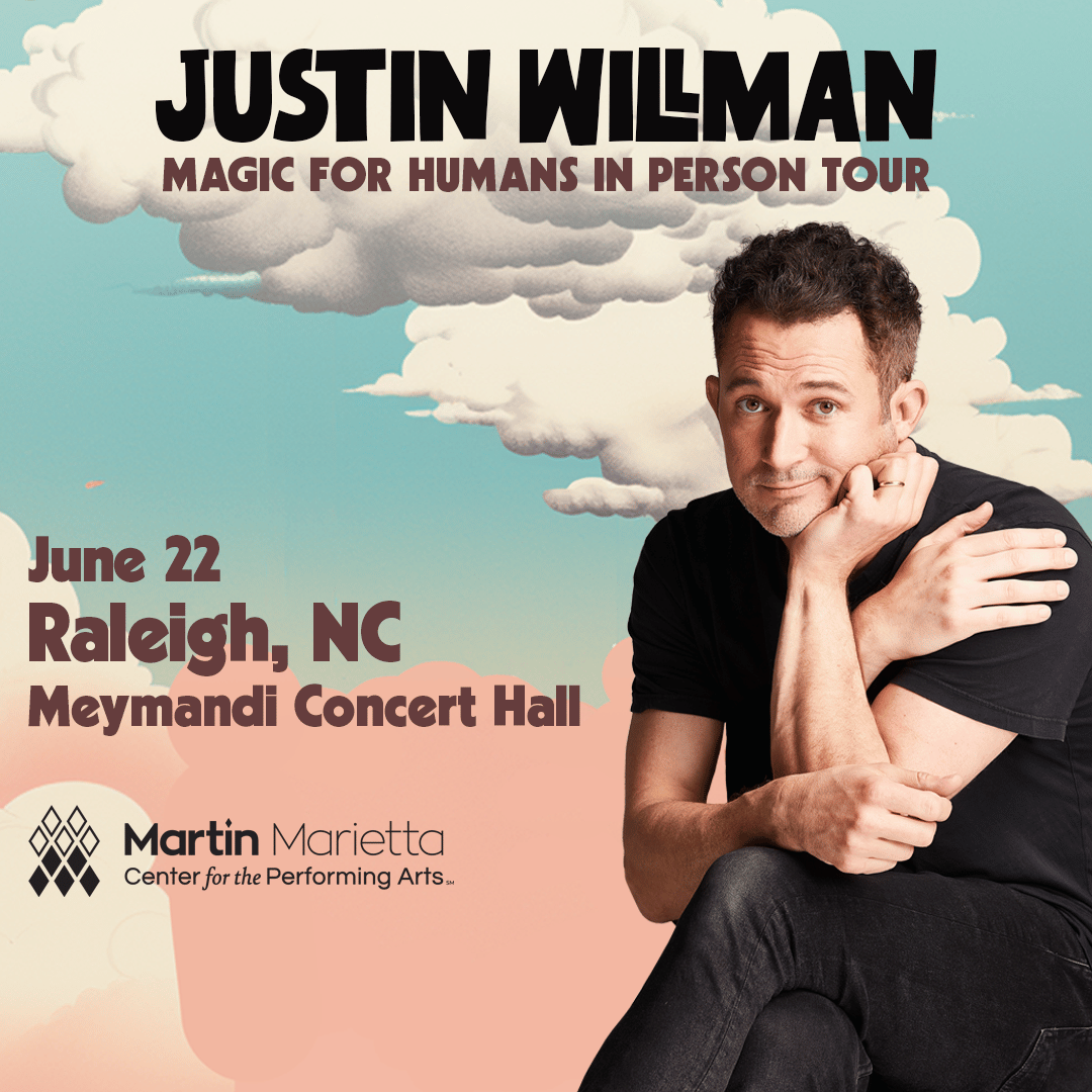 Justin Willman: Magic For Humans In Person Tour | Martin Marietta ...