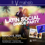 2025 artwork for Latin Social Dance Party